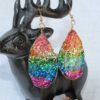 Boucles d'oreilles Rainbow Ovale Gd Modèle – Image 3