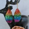 Boucles d'oreilles Rainbow Ovale Gd Modèle – Image 2