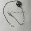Bracelet fin pensée bleu – Image 2