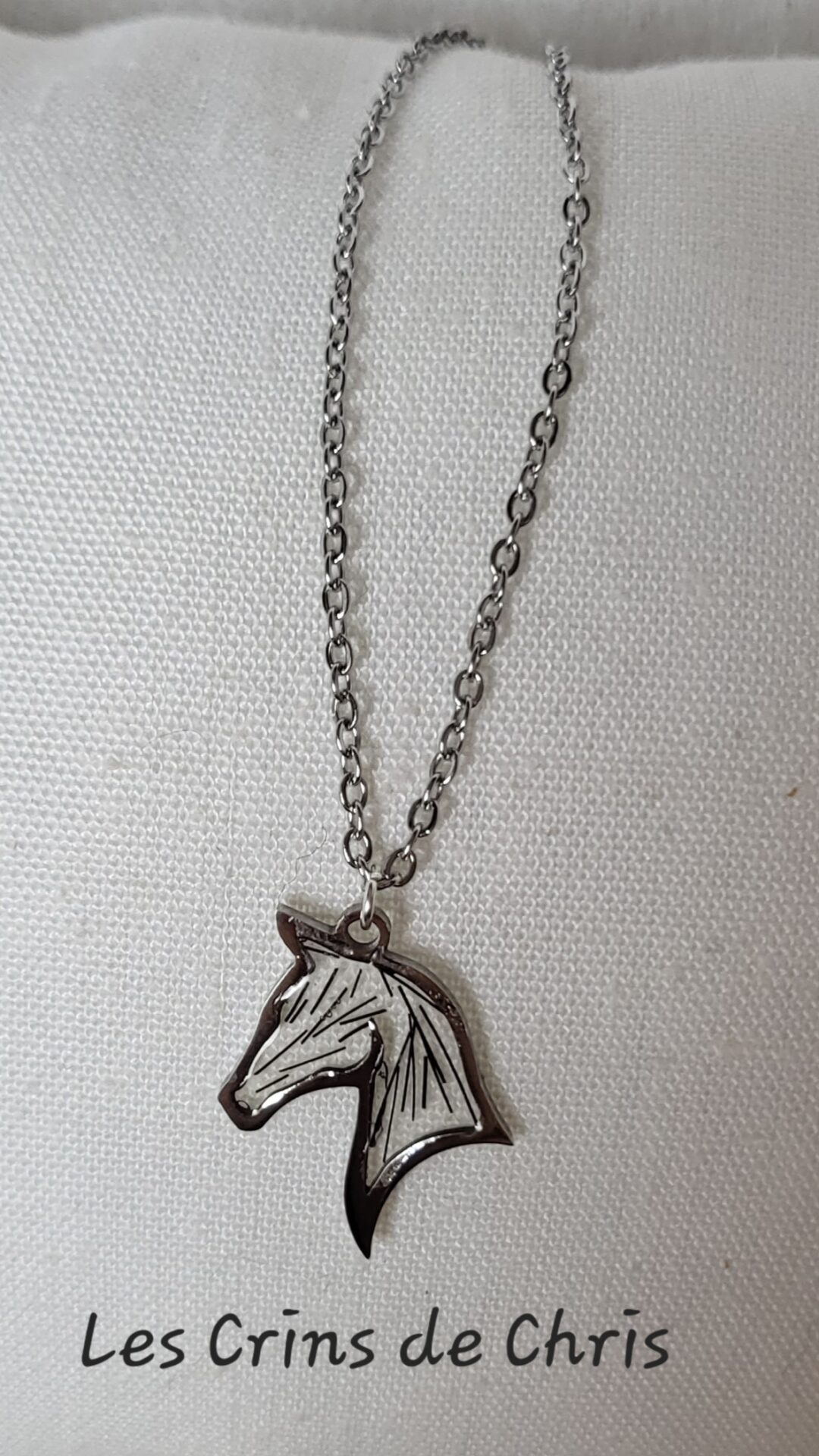 Collier Cheval Cuir & Tête de Cheval