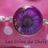 Bracelet "Petite Daisy" violet